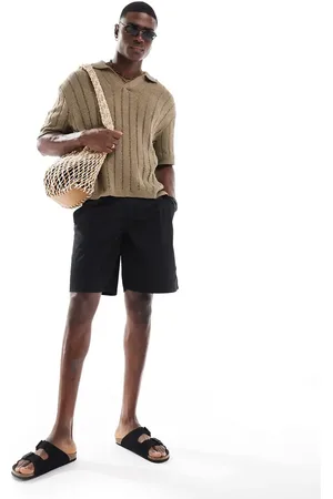 Only & Sons – Locker geschnittene Chino-Shorts in