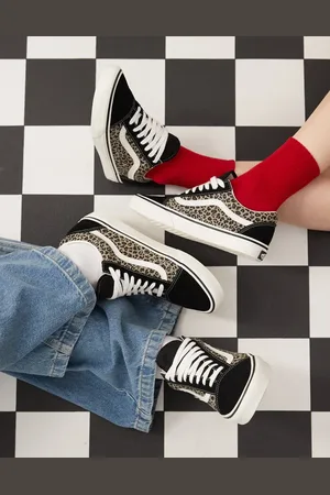 Vans – Old Skool – Sneaker in mit Leopardenmuster