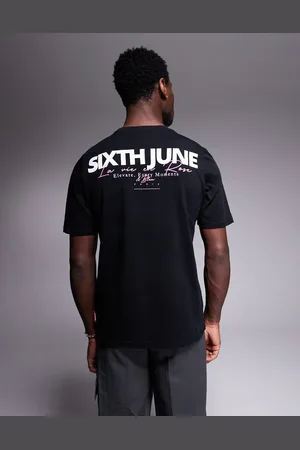 Sixth June – T-Shirt in mit Logo-Schriftzug auf dem Rücken