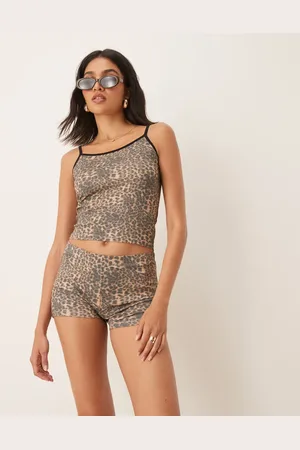 ASOS – Camisole mit Leopardenmuster, Kombiteil