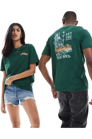 Napapijri – Alikas – T-Shirt in Dunkelgrün