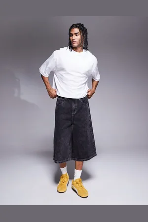 ASOS – Länger geschnittene Jeans-Jorts in