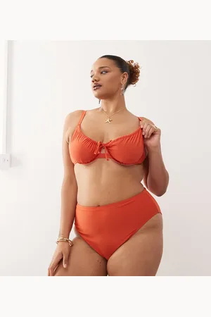 COLLUSION Curve – Mix and Match – Bikinihose in mit hohem Bund