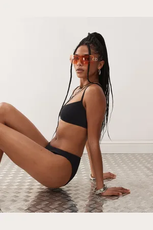 COLLUSION – Mix and Match – Bikini-Bustier in mit Kräuselstruktur und tiefem U-Ausschnitt