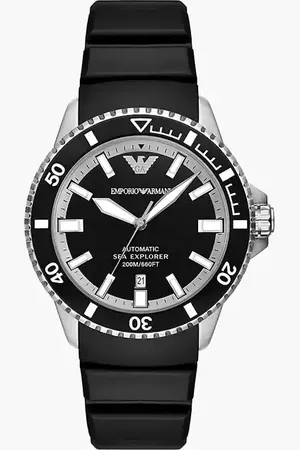 Emporio Armani – Sea Explorer – Herrenuhr aus Edelstahl in mit Automatikwerk, AR60078