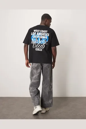 ASOS – Oversize-T-Shirt in mit College-Grafiken