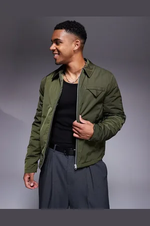 ASOS – Elegante Harrington-Jacke in Khaki