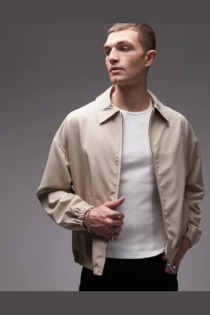 Topman – Harrington-Jacke in Stone