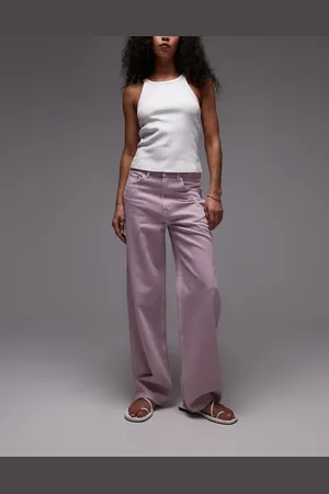 ARKET – Relaxed-Fit-Jeans in Flieder mit hohem Bund