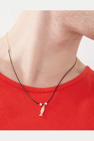 Reclaimed – Unisex-Halskette mit Fisch-Anhänger
