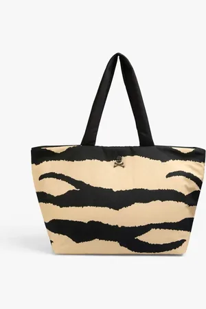 SCALPERS – Ny – Tasche mit Zebramuster/in Schwarz