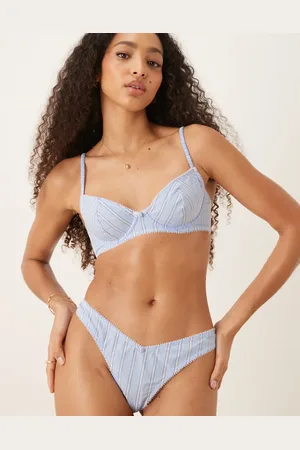 ASOS – Sidney – Gewebter Bügel-BH in mit Streifen