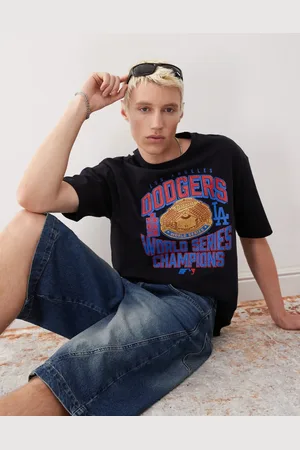 New Era – LA Dodgers – T-Shirt in Marineblau mit „World Series“-Motiv
