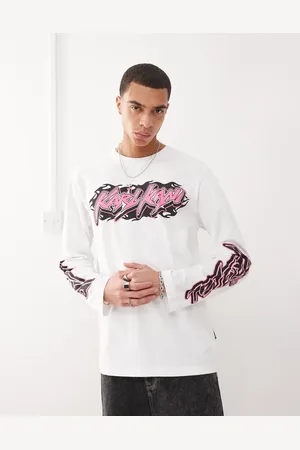 Karl Kani – Signature – Langarm-Shirt in Weiß mit Herz-Grafik-Logo