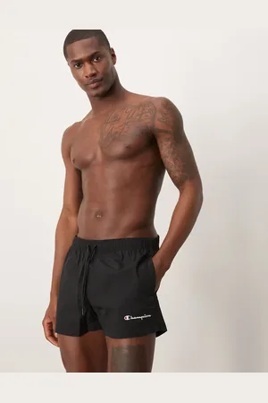 Champion – Badeshorts in Schwarz