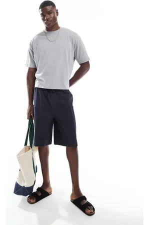 ASOS – Cargo-Jorts aus Canvas in verwaschenem