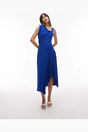 MANGO – Asymmetrisches Midaxi-Kleid in mit Schnallendetail am Träger
