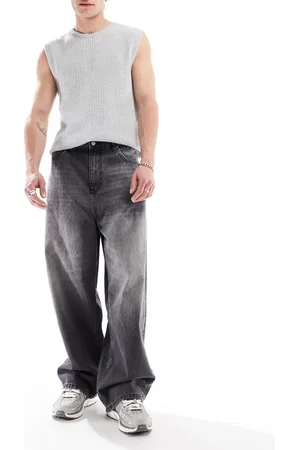 Pull&Bear – Superweite Jeans in Vintage