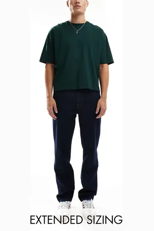 ASOS – Jeans mit geradem Schnitt in Indigoblau