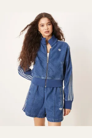 adidas – Adicolor – Jeans-Trainingsoberteil im 90er-Stil in