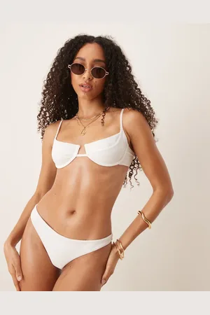 MANGO – Strukturiertes Bikini-Oberteil in