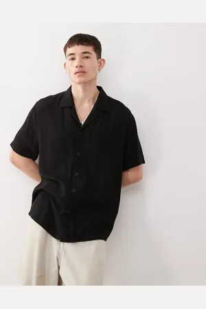 Reclaimed – Oversize-Hemd aus Leinenmix in