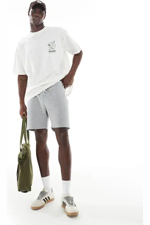 ASOS – Jersey-Shorts in meliert mit engem Schnitt