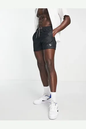 Paul Smith PS – Schwarze Badeshorts mit Zebra-Logo