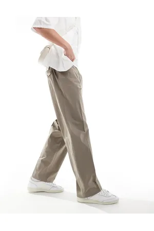 Weekday – Louis – Locker geschnittene Hose in Maulwurfgrau