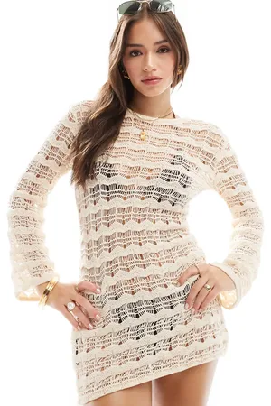 Style Cheat – Häkel-Minikleid in Creme