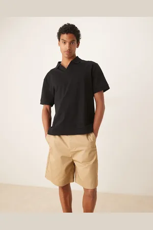 ASOS – Mittellange Jorts in Hellbraun