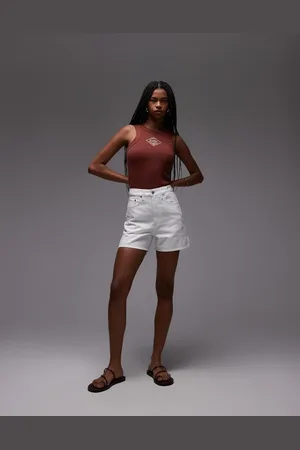 ARKET – Twill-Jeans-Shorts ohne Stretch in mit mittelhohem Bund und fünf Taschen