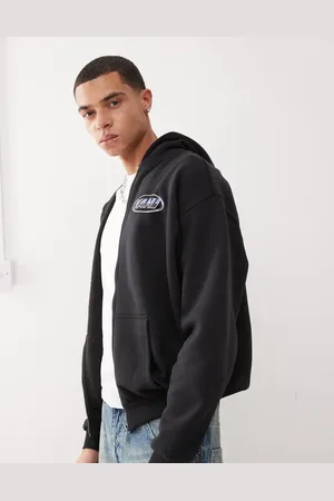 Karl Kani – Signature – Kapuzenjacke in mit Reißverschluss, Chrom-Logo und Rücken-Print