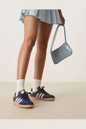 adidas – Samba OG – Sneaker mit Jeansstoff-Obermaterial