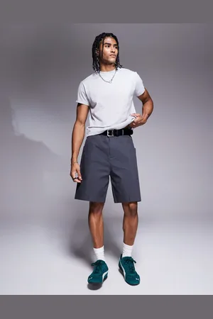 ASOS – Mittellange Cargo-Jorts aus Popeline in