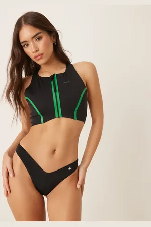 Calvin Klein – Bikinihose in mit Logo-Aufnäher