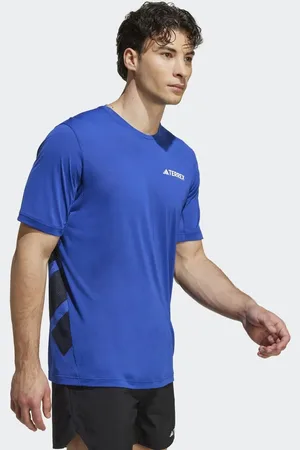 adidas – Terrex Xperior Climacool+ – T-Shirt in Semi Lucid Blue