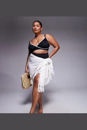 ASOS ASOS DESIGN Curve – Strand-Sarong in mit Fransen