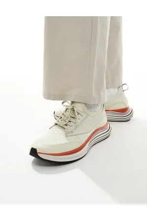 Paul Smith Paul Smith – Sneaker in Wollweiß mit dicker, gestreifter Sohle und Logo