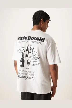 ASOS – Oversize-T-Shirt in mit Café-Grafikprint
