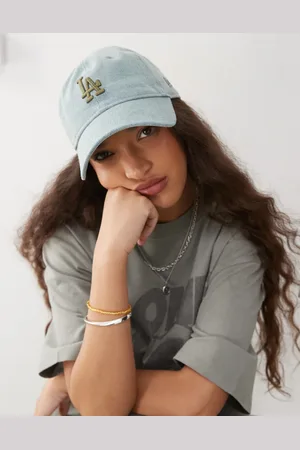 New Era LA Dodgers 9Twenty – Kappe aus Denim in blauer Waschung