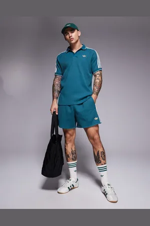 adidas – Waffel-Shorts in
