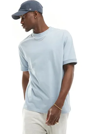 ASOS – Locker geschnittenes T-Shirt in Hellblau
