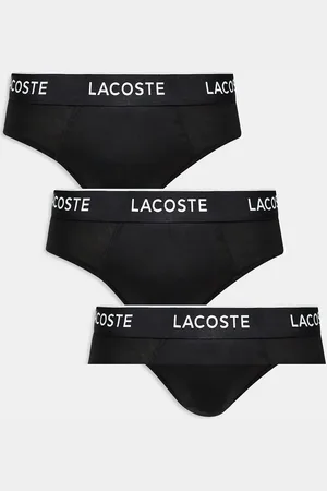 Lacoste – Schwarze Slips im 3er-Pack