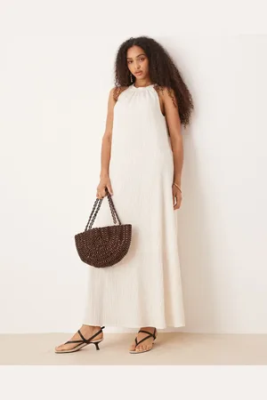 AWARE – Strukturiertes Maxikleid in mit Neckholder