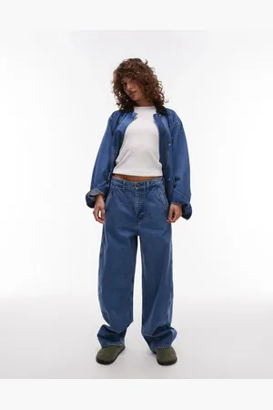 ARKET – Endive – Barrel-Jeans in verwaschenem mit Ziernaht