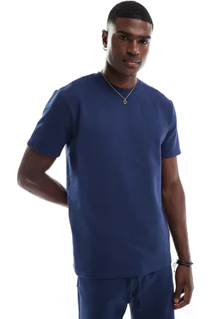 Only & Sons – Kurzärmliges T-Shirt in mit Waffelstruktur, Kombiteil
