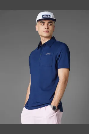 adidas Adidas Originals – Archive – Golf-Polohemd in Night Indigo mit Brusttasche