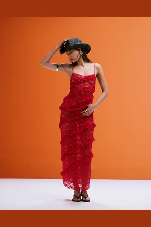 Wild Lovers – Mermaid – Maxi-Strandrock in mit Detail aus Spitze