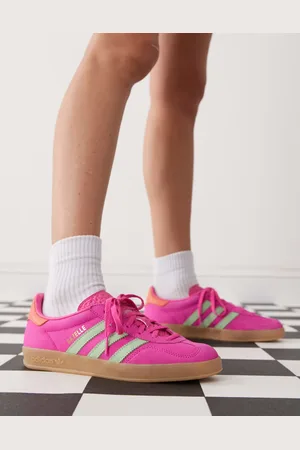 adidas – Gazelle Indoor – Schuhe in halbtransparentem Fuchsia